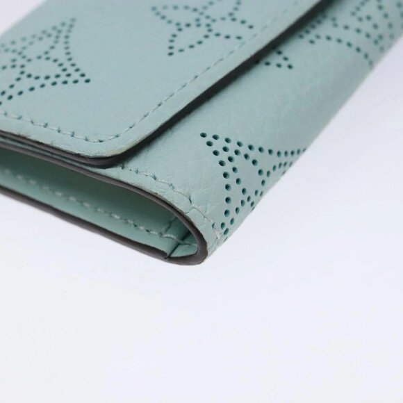 LOUIS VUITTON Mahina Multicles 4 Key Case Blue M83504 LV Auth 129756 - Picture 5 of 16